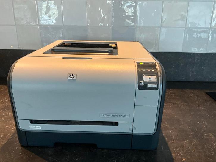 HP Color LaserJet CP1515n - Laserprinter, Computers en Software, Printers, Gebruikt, Printer, Laserprinter, Kleur printen, Ophalen