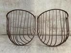Antieke vintage hooiruif / paardenruif, 2x, Tuin en Terras, Tuinwanddecoratie, Ophalen, Gebruikt