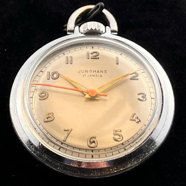 Junghans Zakhorloge, Lichtgevend, Duitsland, Jaren '40-'50, Antiek en Kunst, Antiek | Klokken, Ophalen of Verzenden