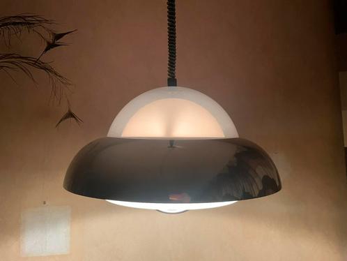 Vintage Dijkstra Space Age lamp, Dutch design jaren ‘70, Huis en Inrichting, Lampen | Plafondlampen, Zo goed als nieuw, Kunststof