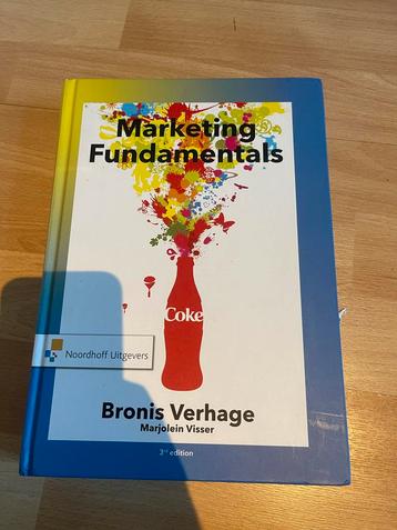 Marketing Fundamentals - Bronis Verhage beschikbaar voor biedingen