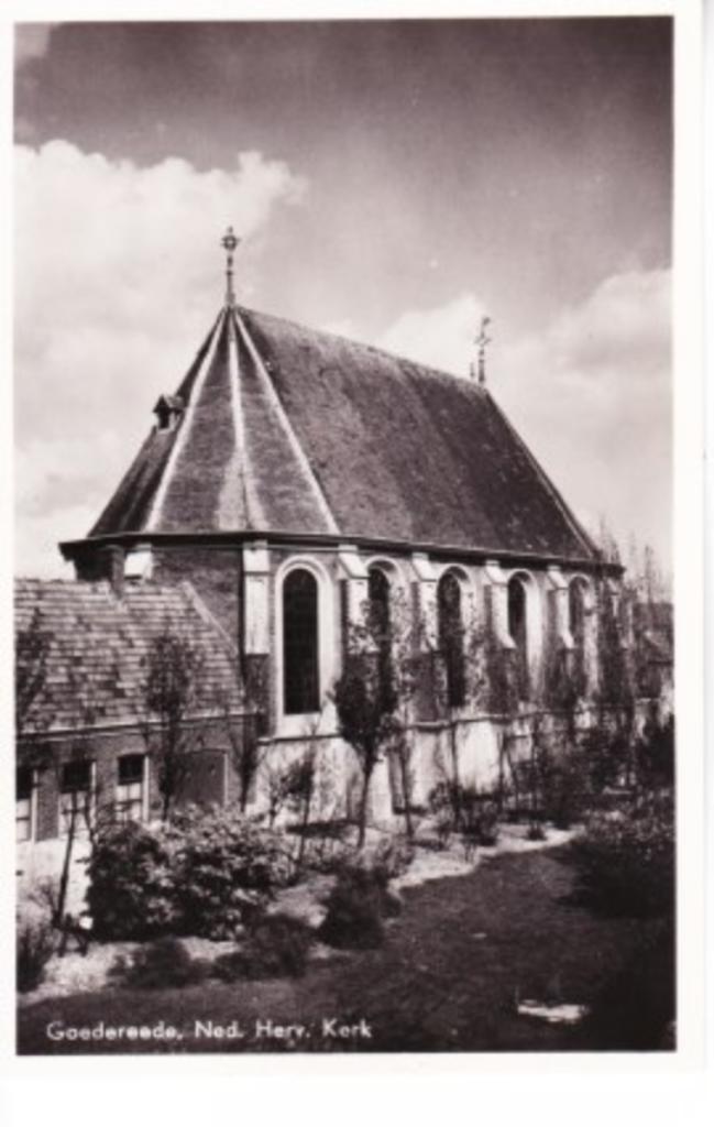 GOEDEREEDE,- Ned.Herv.Kerk.  14-10, Verzamelen, Ansichtkaarten | Nederland, Gelopen, Zuid-Holland, 1940 tot 1960, Verzenden