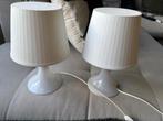 2x Ikea tafellamp LAMPAN wit, Ophalen, Gebruikt, Kunststof, Minder dan 50 cm