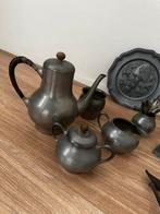 Antieke Tinnen Collectie met o.a. ijzeren Brievenweger., Antiek en Kunst, Antiek | Tin, Ophalen