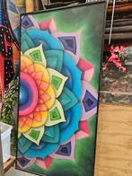 Mandala Houten Graffiti Wanddecoratie, Ophalen of Verzenden