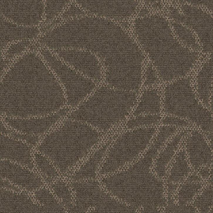Sierlijke bruine tapijttegels Scribble Mark Interface, Huis en Inrichting, Stoffering | Vloerbedekking, Nieuw, Tapijttegels, Bruin