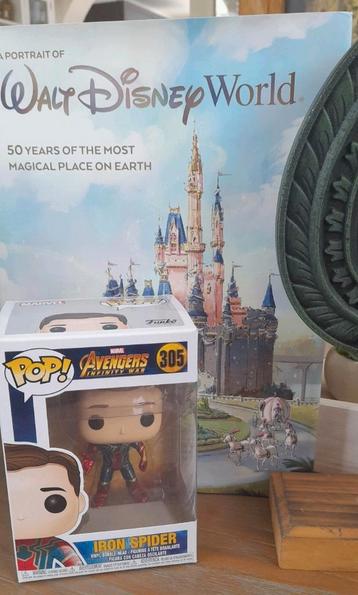 Funko Pop: Iron Spider 305 Exclusive, Avengers Infinity War  beschikbaar voor biedingen