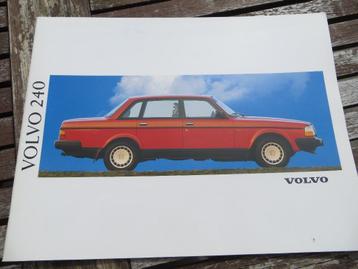 Folder Volvo 240 sedan, Volvo 240 stationcar 1991 beschikbaar voor biedingen