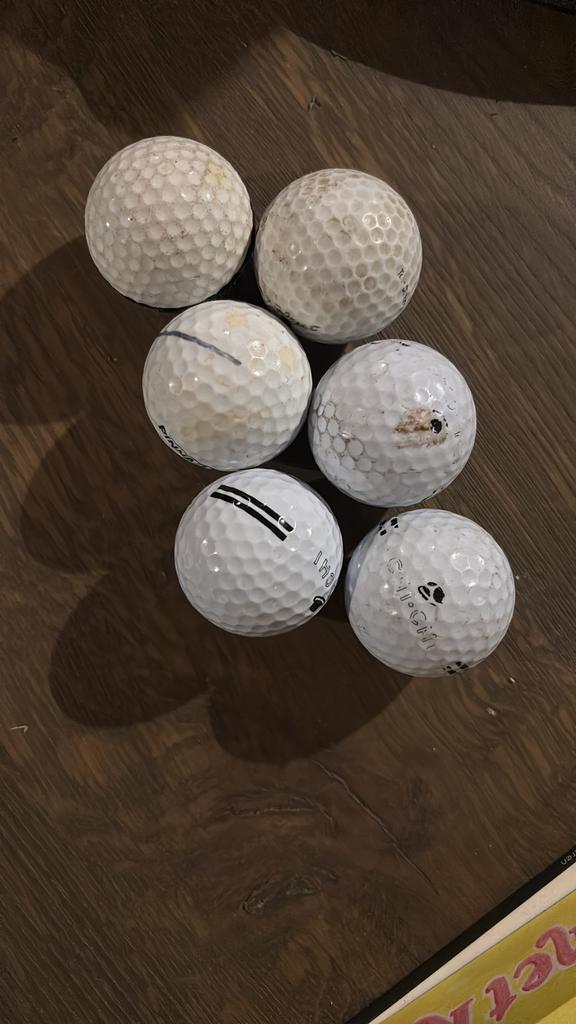 Golfballen voor super golfers die het met plezier doen, Sport en Fitness, Golf, Zo goed als nieuw, Bal(len), Ophalen
