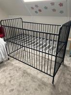 Zwart metalen ledikantje, Kinderen en Baby's, Ophalen, Zo goed als nieuw, Ledikant