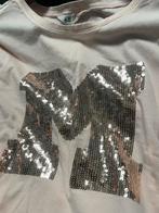 Hip shirt met glitter letter van H&M maat 146/152, Meisje, H&M, Ophalen of Verzenden, Zo goed als nieuw