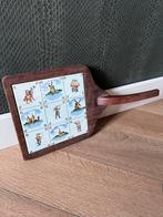 Vintage houten serveerplank met Hollandse tegeltjes, Antiek en Kunst, Ophalen of Verzenden