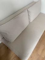 2 persoons beige slaapbank, Ophalen, Gebruikt, Beige, Tweepersoons