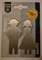 RVS WC Bordjes - Man Vrouw, Ophalen of Verzenden