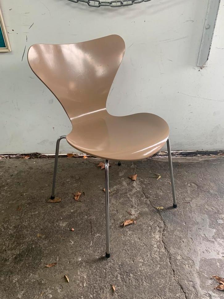 Stoel set Arne Jacobsen Fritz Hansen vlinder stoelen jaren, Huis en Inrichting, Stoelen, Zo goed als nieuw, Eén, Ophalen of Verzenden