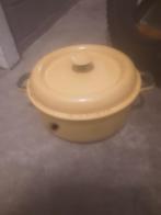 Gietijzeren pan, Huis en Inrichting, Keuken | Potten en Pannen, Ophalen of Verzenden, Zo goed als nieuw, Gietijzer, Koekenpan of Braadpan