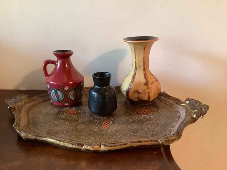 Antieke - Vintage vaasjes, per st.in bijz.goede staat!, Antiek en Kunst, Antiek | Woonaccessoires, Ophalen of Verzenden