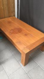 notenhouten Salontafel, Huis en Inrichting, Tafels | Salontafels, Ophalen, Gebruikt, 100 tot 150 cm, 50 tot 100 cm