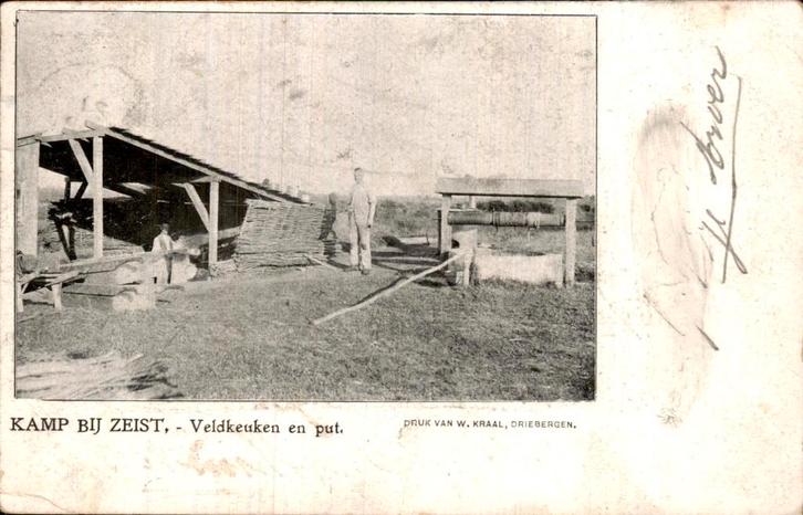 Zeist - Veldkeuken - Put, Verzamelen, Ansichtkaarten | Nederland, Gelopen, Utrecht, Voor 1920, Ophalen of Verzenden