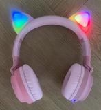 Draadloze Koptelefoon met led Kattenoren, Overige merken, Nieuw, Ophalen of Verzenden, Over oor (circumaural)