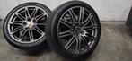 21" Porsche Cayenne 7P 7L Platinum orig velgen zomerbanden, Auto-onderdelen, Banden en Velgen, Gebruikt, 295 mm, Banden en Velgen