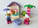Bouwblokken Hello Kitty strandbar / Play Big / Unico, Ophalen of Verzenden, Gebruikt, Overige merken