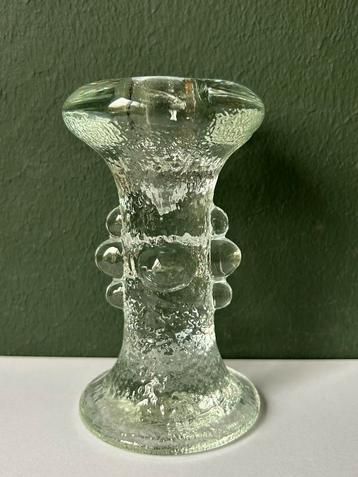 Pukeberg kandelaar glas Staffan Gellerstedt 1970's beschikbaar voor biedingen