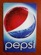 Pepsi 20x30 cm Reclamebord, Verzamelen, Ophalen of Verzenden, Nieuw, Reclamebord