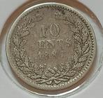 Nederland 10 cent 1887, Postzegels en Munten, Munten | Nederland, Koning Willem III, Verzenden, Zilver, 10 cent