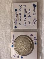 Weimar duitsland 5 mark 1931 zilver, Ophalen of Verzenden, Duitsland, Zilver