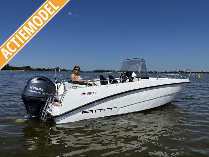 AMT 190 R met Yamaha 80 pk Demo model!, Watersport en Boten, Vis- en Consoleboten, Nieuw, 70 pk of meer, 3 tot 6 meter, Benzine