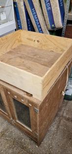 Broedkooi en bak, Dieren en Toebehoren, Ophalen, Gebruikt, Hout, Broedkooi of Kweekkooi