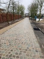 1500m2 Gebruikt kinderkoppen porfier 14x14x14cm, Ophalen, Gebruikt, Klinkers, Natuursteen