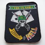 The Clash vintage 1982 straight to hell patch c292 nieuw, Nieuw, Kleding, Verzenden