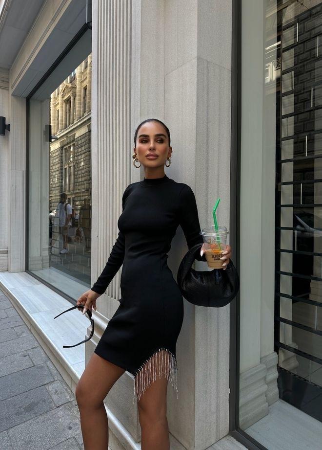 Nieuwe jurk - One Size, Kleding | Dames, Jurken, Nieuw, Maat 38/40 (M), Zwart, Boven de knie, Ophalen of Verzenden