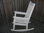 Schommelstoel, Huis en Inrichting, Stoelen, Ophalen, Gebruikt, Wit, Eén
