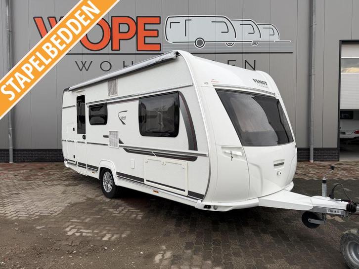 Fendt Saphir 495 SKM MOVER TENT ZAKLUIFEL, Caravans en Kamperen, Caravans, Bedrijf, tot en met 5, Standaardzit, Fendt, Dwarsbed