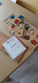 houtenspeelgoed, rijmelarij, Ophalen of Verzenden, Taal en Lezen