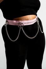 Killstar studded belt 4xl pink, Ophalen of Verzenden, Zo goed als nieuw, Overige kleuren, 100 cm of meer