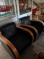 Art Deco Rookers stoelen type 02  vintage, Huis en Inrichting, Fauteuils, Ophalen, Minder dan 50 cm, Gebruikt, Minder dan 75 cm