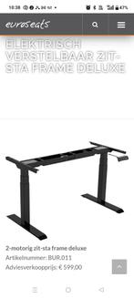 Euroseats bureau elektrisch verstelbaar 75.BUR.011 zwart, Huis en Inrichting, Ophalen, Elektrisch, Nieuw, Bureau