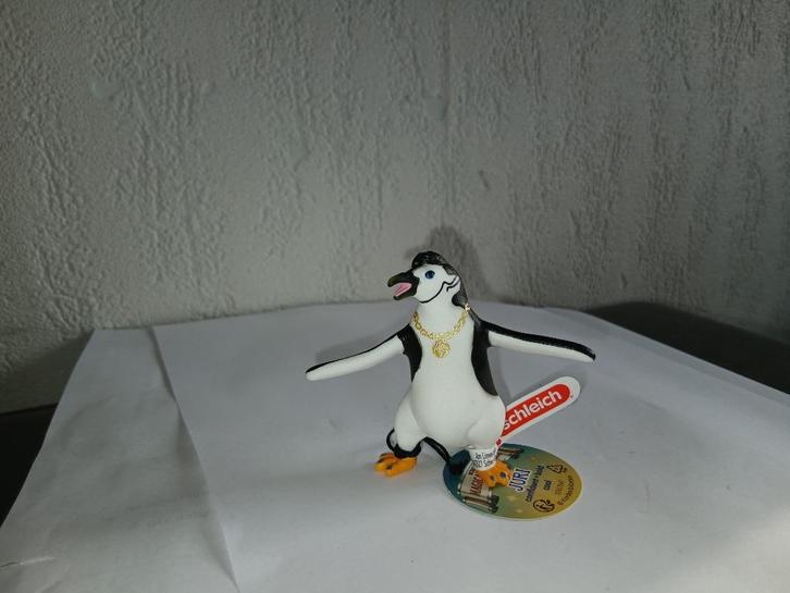 Schleich 14958 uit de serie magische dieren Juri pinguin, Verzamelen, Dierenverzamelingen, Nieuw, Beeldje of Figuurtje, Vogel