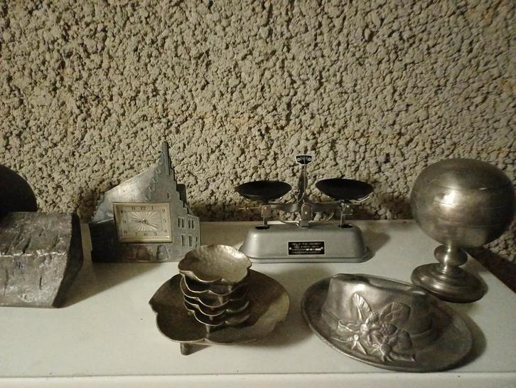Aluminium/Metaal Curiosa Collectie, Antiek en Kunst, Antiek | Overige Antiek, Ophalen of Verzenden