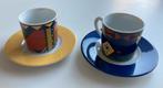 Twee Kahla Change Espressokopjes met schotel, Huis en Inrichting, Keuken | Servies, Ophalen of Verzenden, Zo goed als nieuw, Overige stijlen