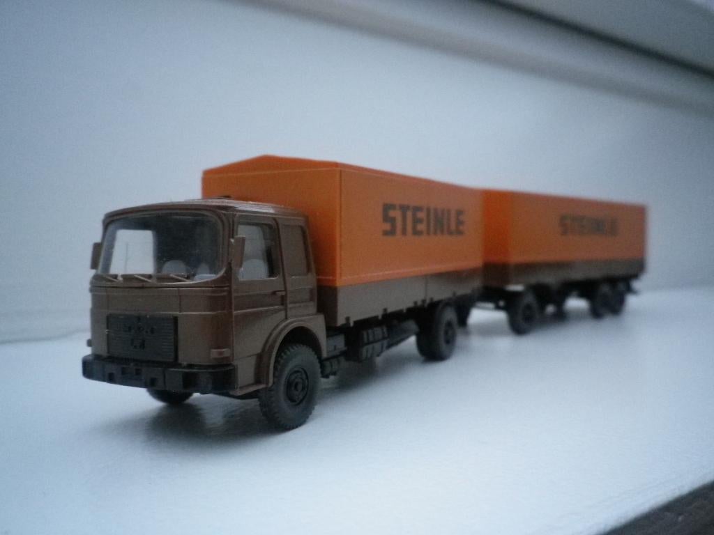 Wiking Man F8 unterflur huifcombinatie Steinle, Ophalen of Verzenden, Zo goed als nieuw, Bus of Vrachtwagen, Wiking