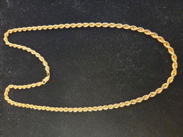 14 k gouden rope ketting 22,6 gram 70 cm beschikbaar voor biedingen