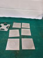 onderzetters voor glazen metaal in houder, Ophalen of Verzenden, 'T Olde Gre-j, Info@toldegrej.nl, Endepoelstraat 20f Didam