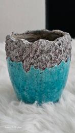 PTMD Nasser Turquoise  bijzondere Bloempot, Tuin en Terras, Bloempotten, Ophalen of Verzenden