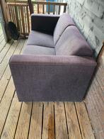 Tweepersoons bank in redelijke staat, Gebruikt, Tweepersoons, Ophalen of Verzenden, Rechte bank