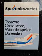 Spellenkwartet Air Holland - Vintage Bordspel, Ophalen of Verzenden, Gebruikt